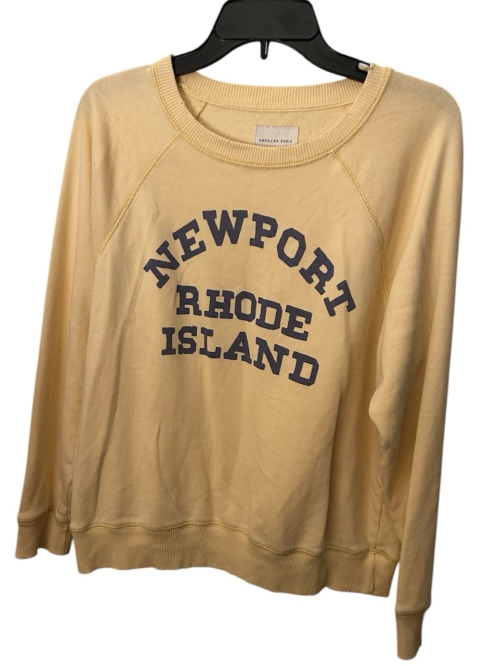 American Eagle Newport‎ Rhode Island Crewneck Sweatshirt Yellow Medium